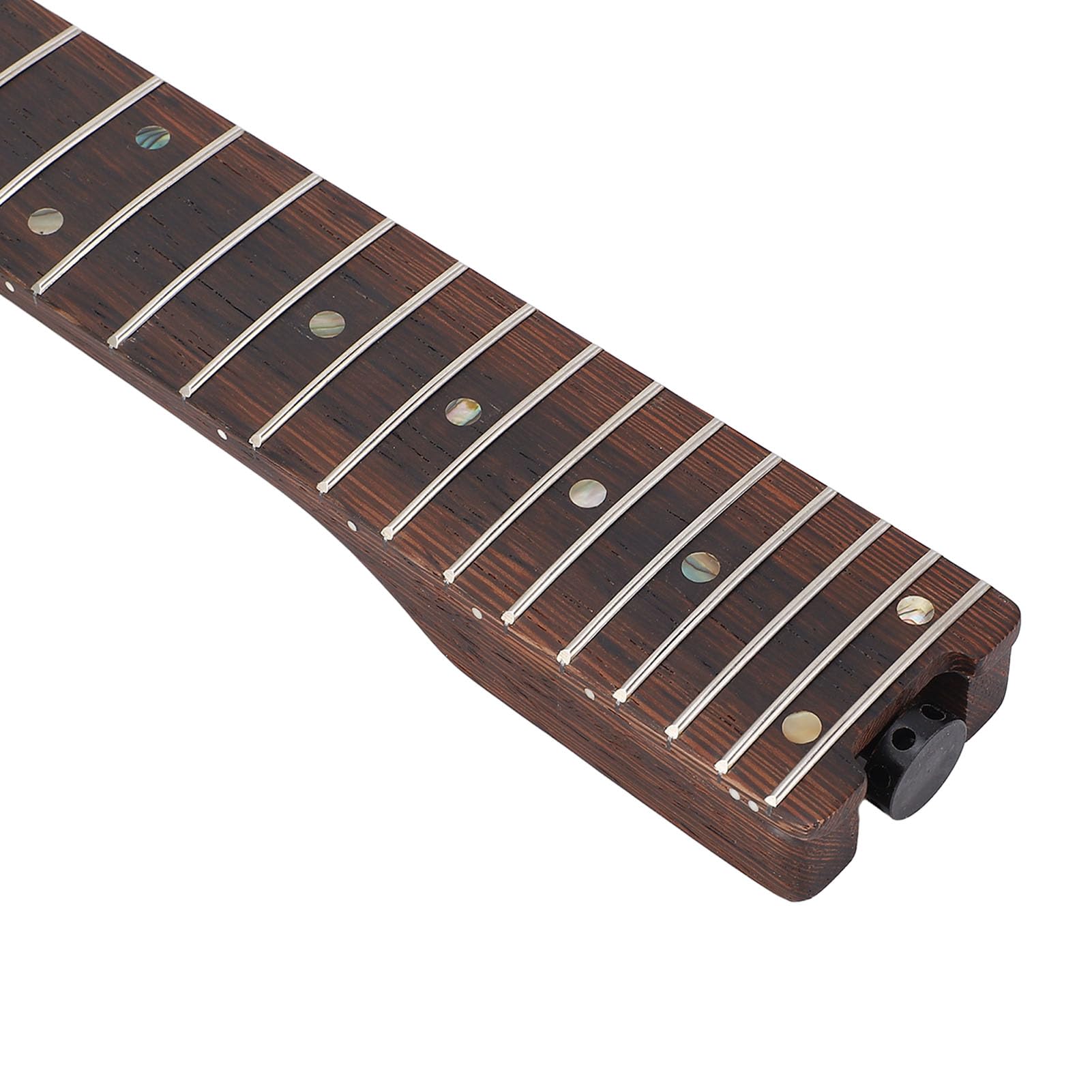 Manico per chitarra HaloVerde a 25 tasti con intarsi in abalone e design imbullonato per personalizzazione/aggiornamenti della chitarra fornendo una tastiera in acero con
