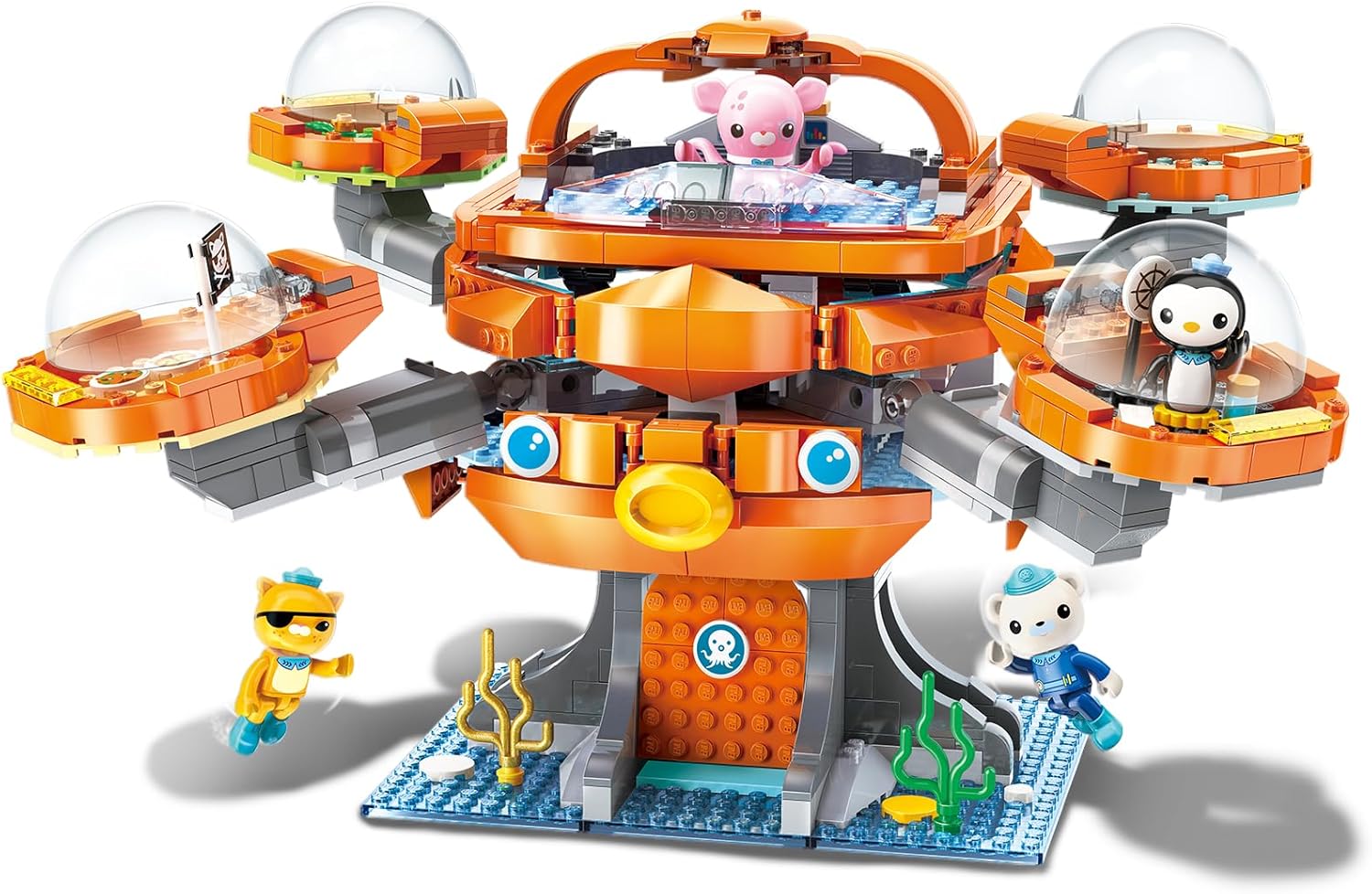 LITTLE FROGGY Building Block Toys Creative Playset Compatible with Lego Bricks 698PCS (3708)