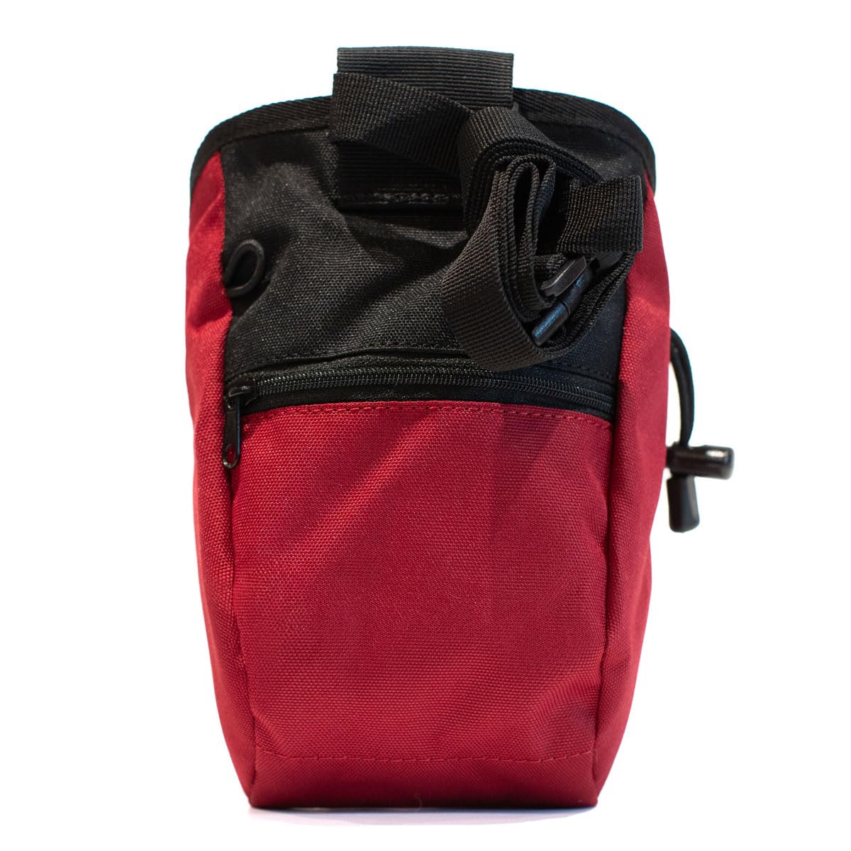 Psychi OG Waist Chalk Bag Starter Pack Bundle for Rock Climbing Bouldering Gym (Dark Red) - Image 4