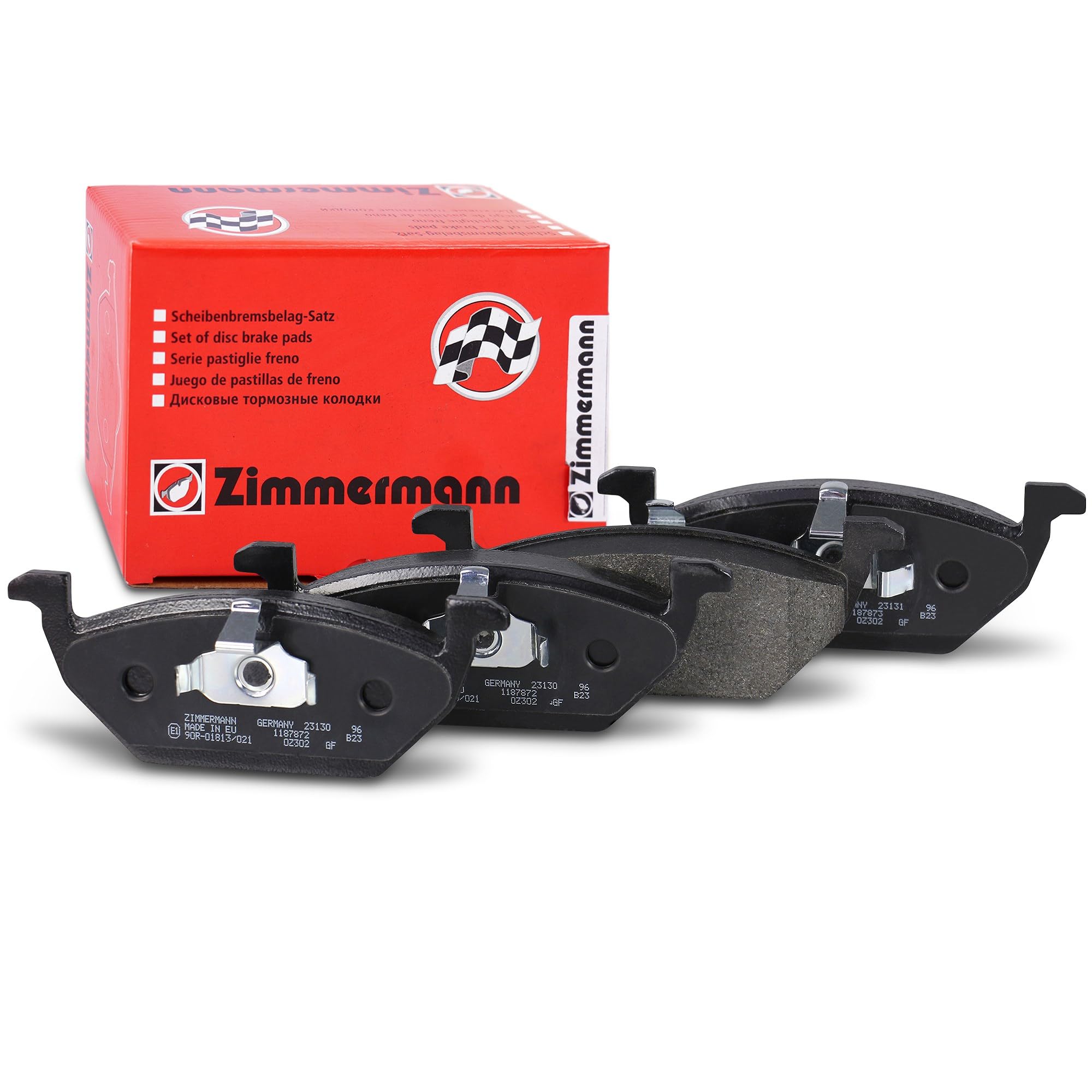 ZIMMERMANN Bremsbeläge vorne Serie 23130.195.1 mit Dämpfungsplatte