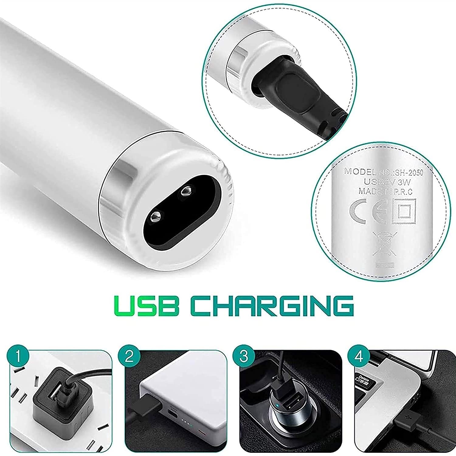 Trimmer per Dettaglio 4 in 1 per Naso, Orecchio, sopracciglio e Altri Dettagli