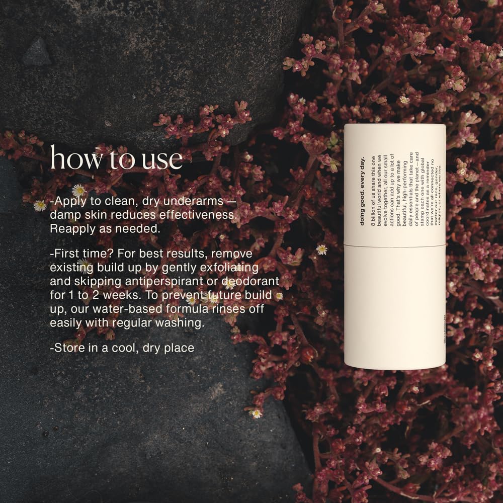 evolvetogether Aluminiumfreies, natürliches Deodorant für Damen und Herren, trockene Rose, Mandarine, Oud und Patchouli, neutralisiert Gerüche, beruhigt die Haut, vegan, tierversuchsfrei