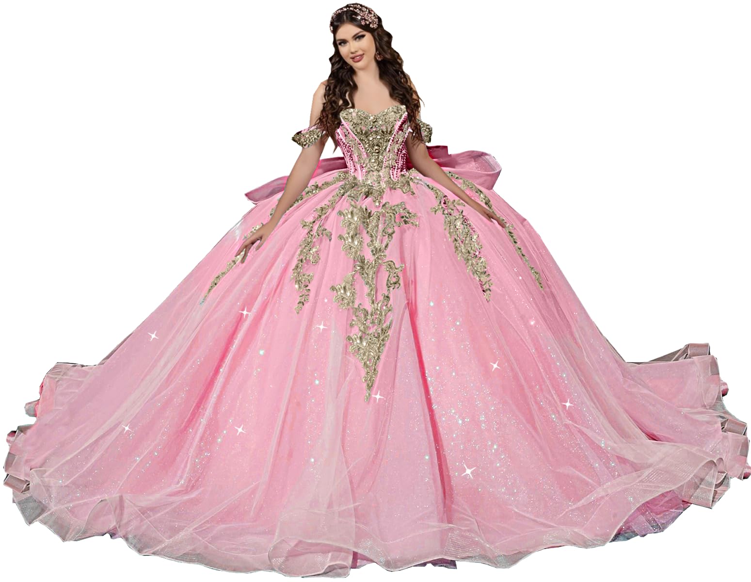 Vestidos de quinceañera con B0DZ339JY3