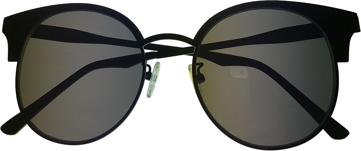 Kenneth Cole Reaction Gunmetal Mens Round Metal Gradient Lens, KC1314 2C