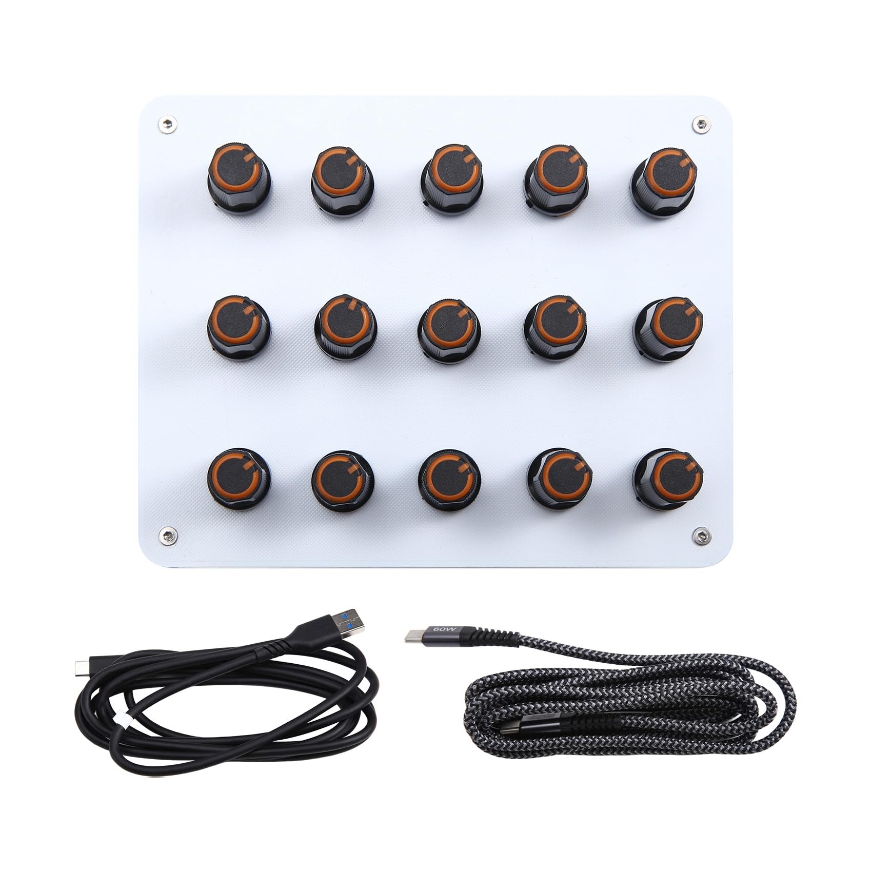 15 Manopole, Informazioni CC Personalizzate, Volume Interfaccia USB-C, Software Host Musicale, Controller MIDI, Controller MIDI CC
