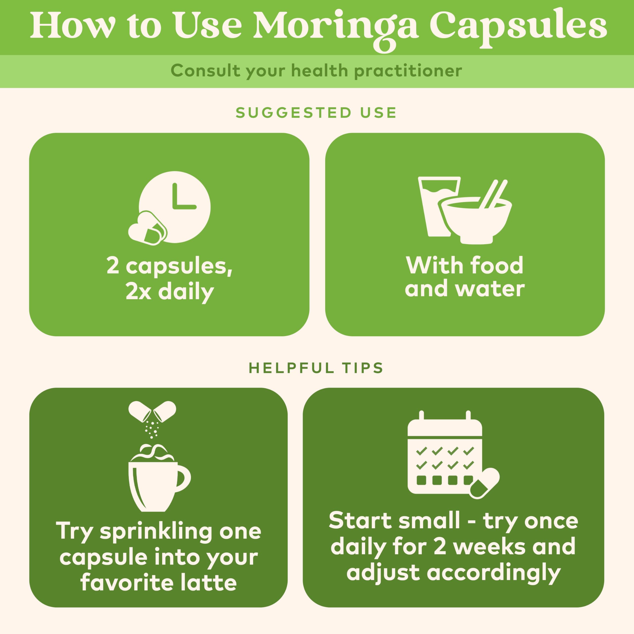 ORGANIC INDIA Moringa Capsules Organic, Moringa Supplement, 180 Capsules — Amazon image 4