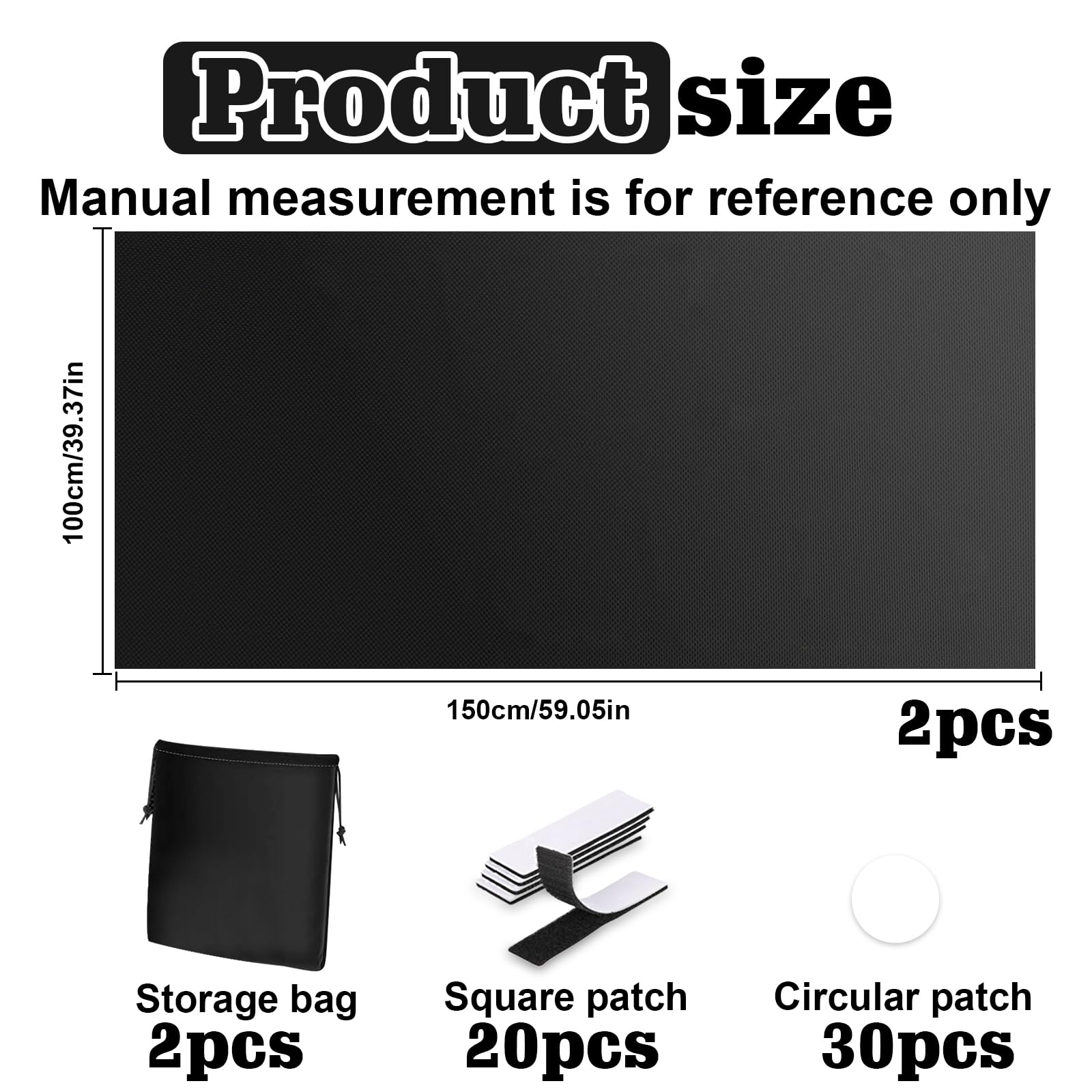 Tende Oscuranti Per Finestre - 2 Pezzi, Tessuto Termico, Isolante, Con Velcro, Poliestere 100% - Foto 4