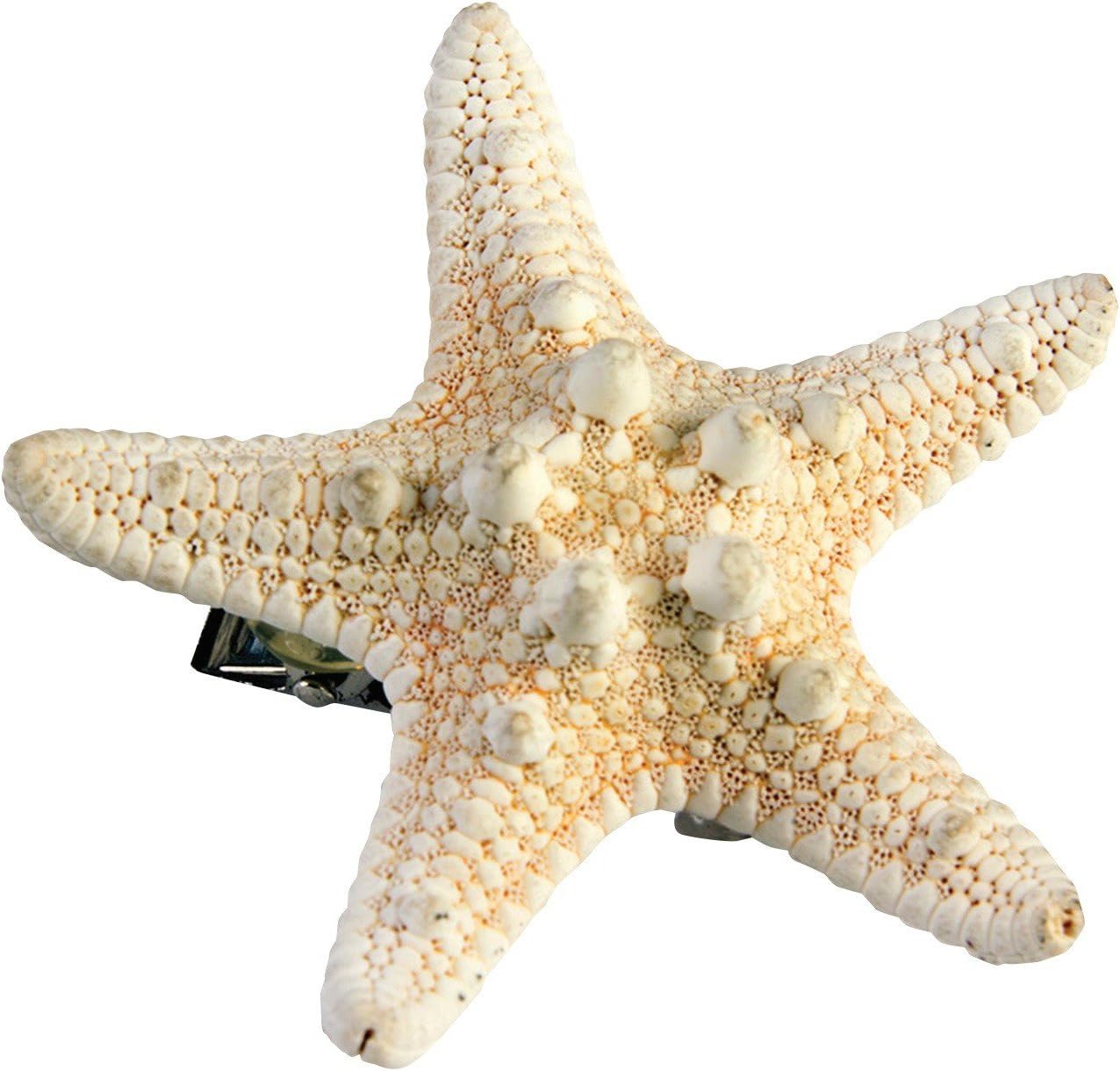 Forum Novelties Women's Mermaid Star Fish Hairclip Party Supplies, Standard, White