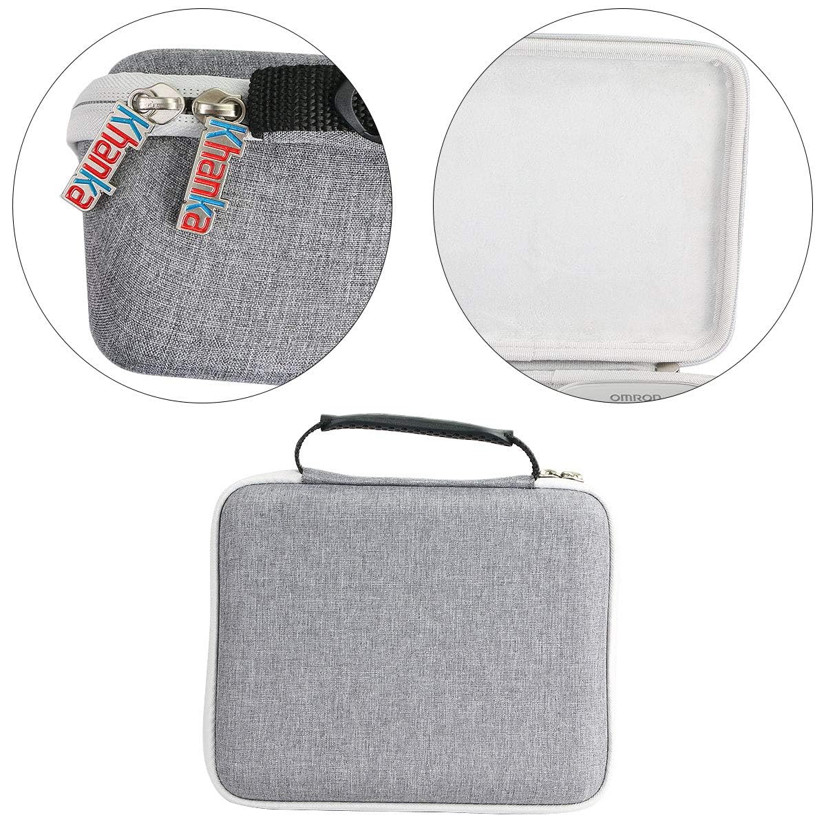 Khanka Twarda torba do przechowywania do inteligentnego ciśnieniomierza Omron X2 / X3 / X4 / M2 / M3 Smart Home (tylko etui)