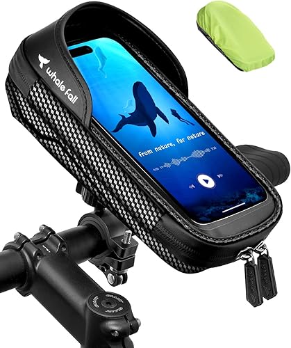 whale fall Soporte giratorio de 360 para teléfono de bicicleta, bolsa de manillar y soporte para teléfonos inteligentes de menos de 7 pulgadas,