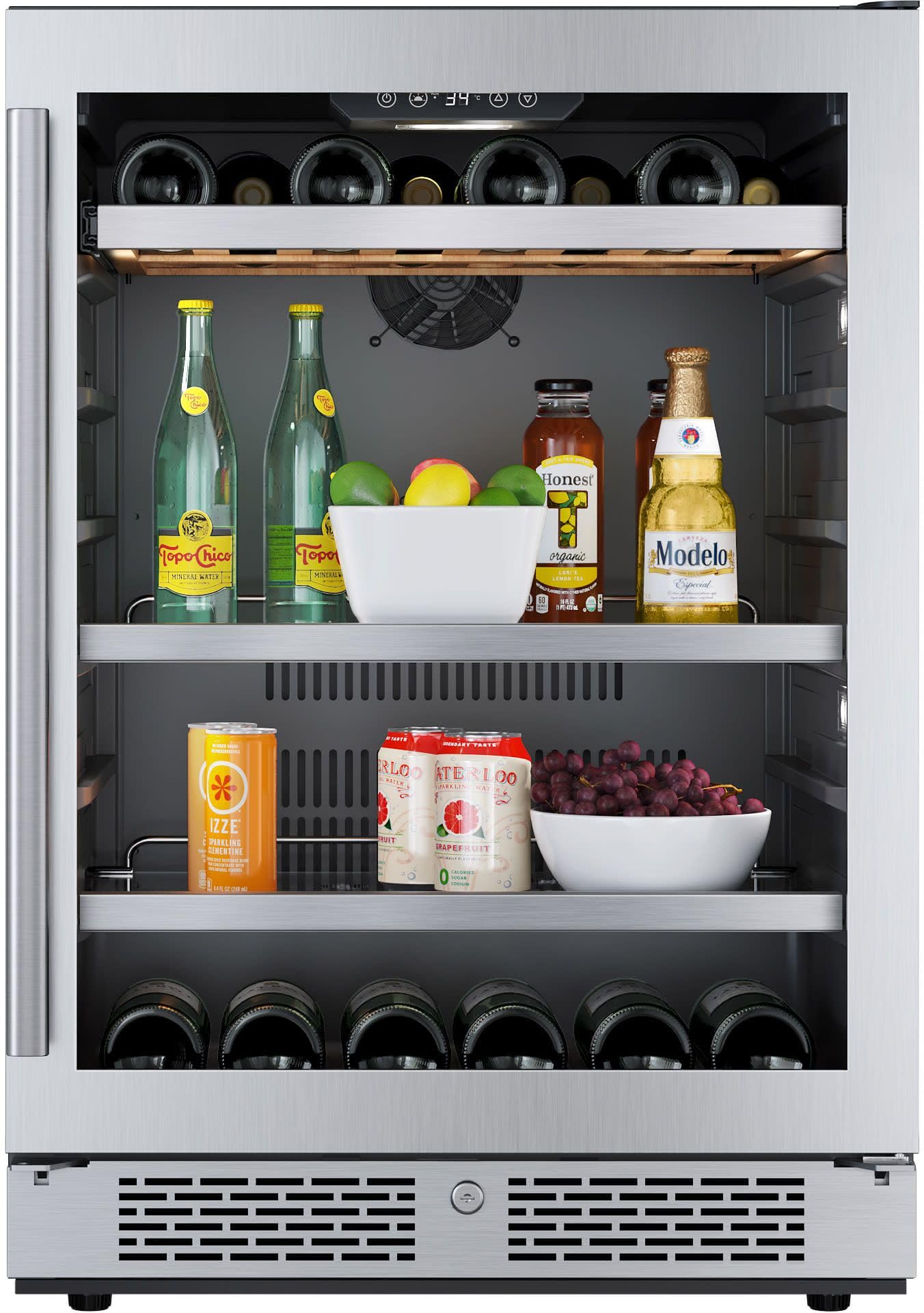 Avallon AWBC242SGRH Wine Cooler Stainless Steel