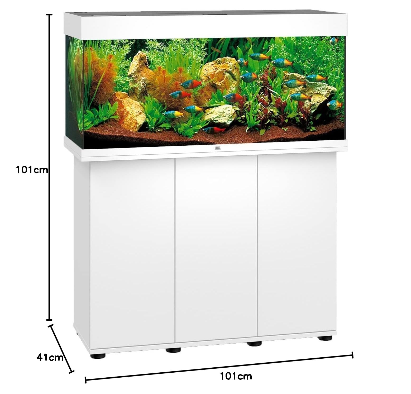 Juwel Acquario 04450 Rio 180 LED, bianco