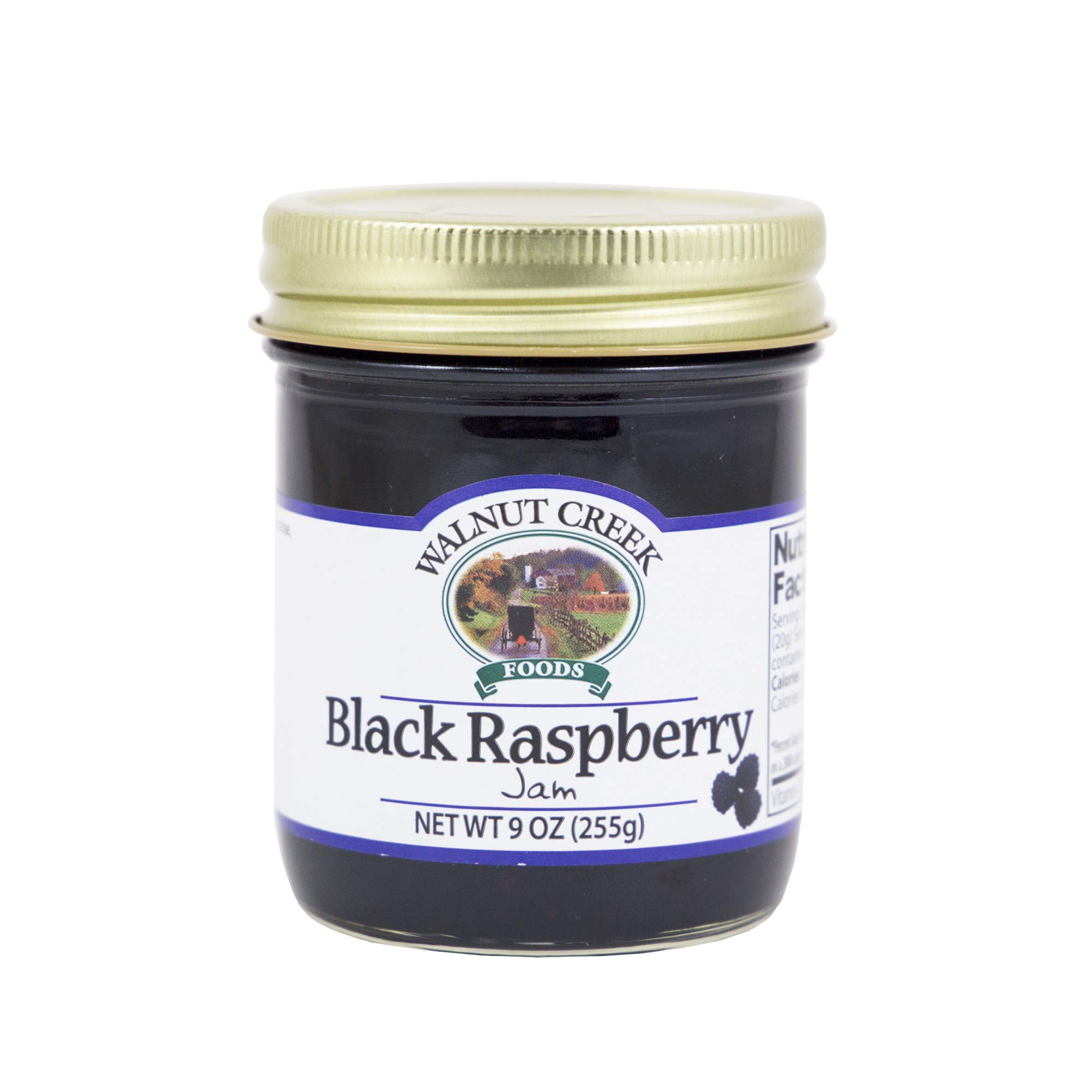 Walnut Creek Foods JAM WC 9 oz (2 Pack) (BLACK RASPBERRY)