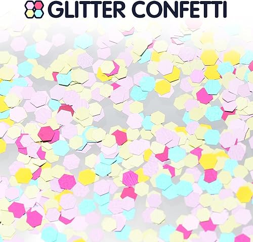 Miniatura 5 de Polita Flotador de piscina, flotadores de piscina para niños, tubo de piscina con purpurina de verano con confeti, juguetes de piscina de tubo para