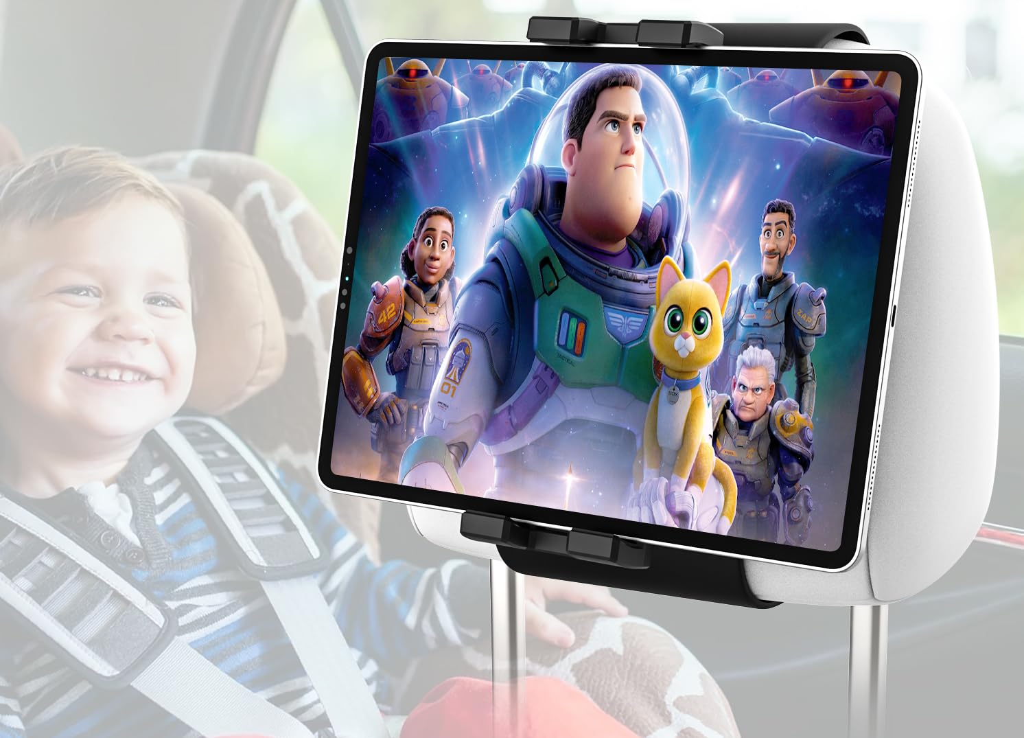 Auto Kopfstütze Tablet Halterung, KFZ Rücksitz iPad Halter für Kinder