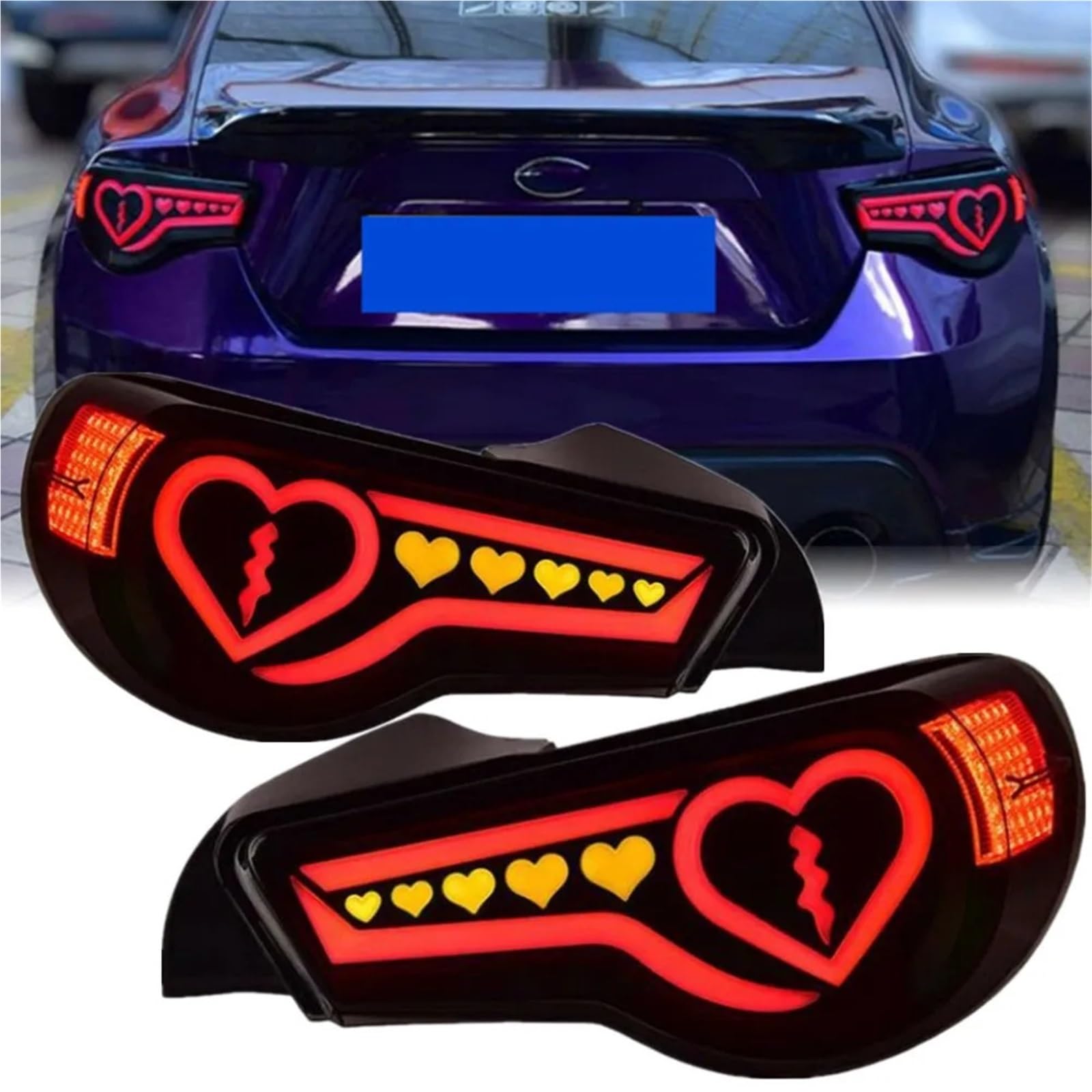 ハートテール BRZ 86 Amazon | トヨタ86テールライト2012-2018 / スバルBRZ改造ハート