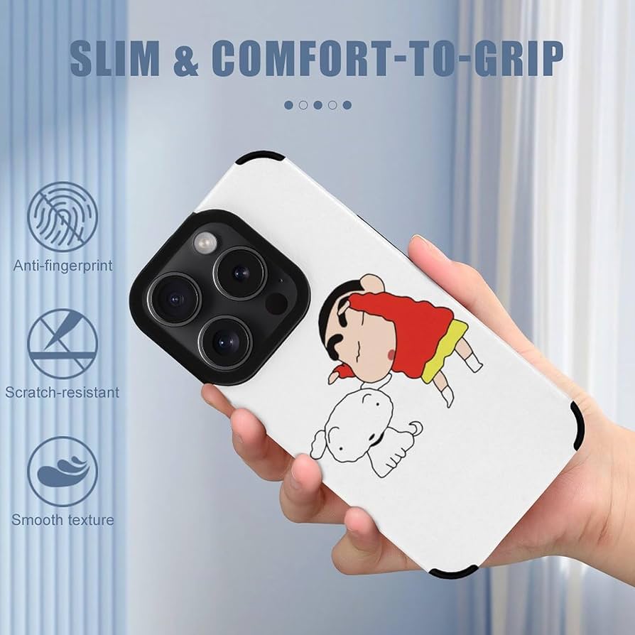 【しろちゃん】iPhone 15 Pro本体1/2 Amazon.co.jp: クレヨンしんちゃん シロ iPhone 15 Pro ケース