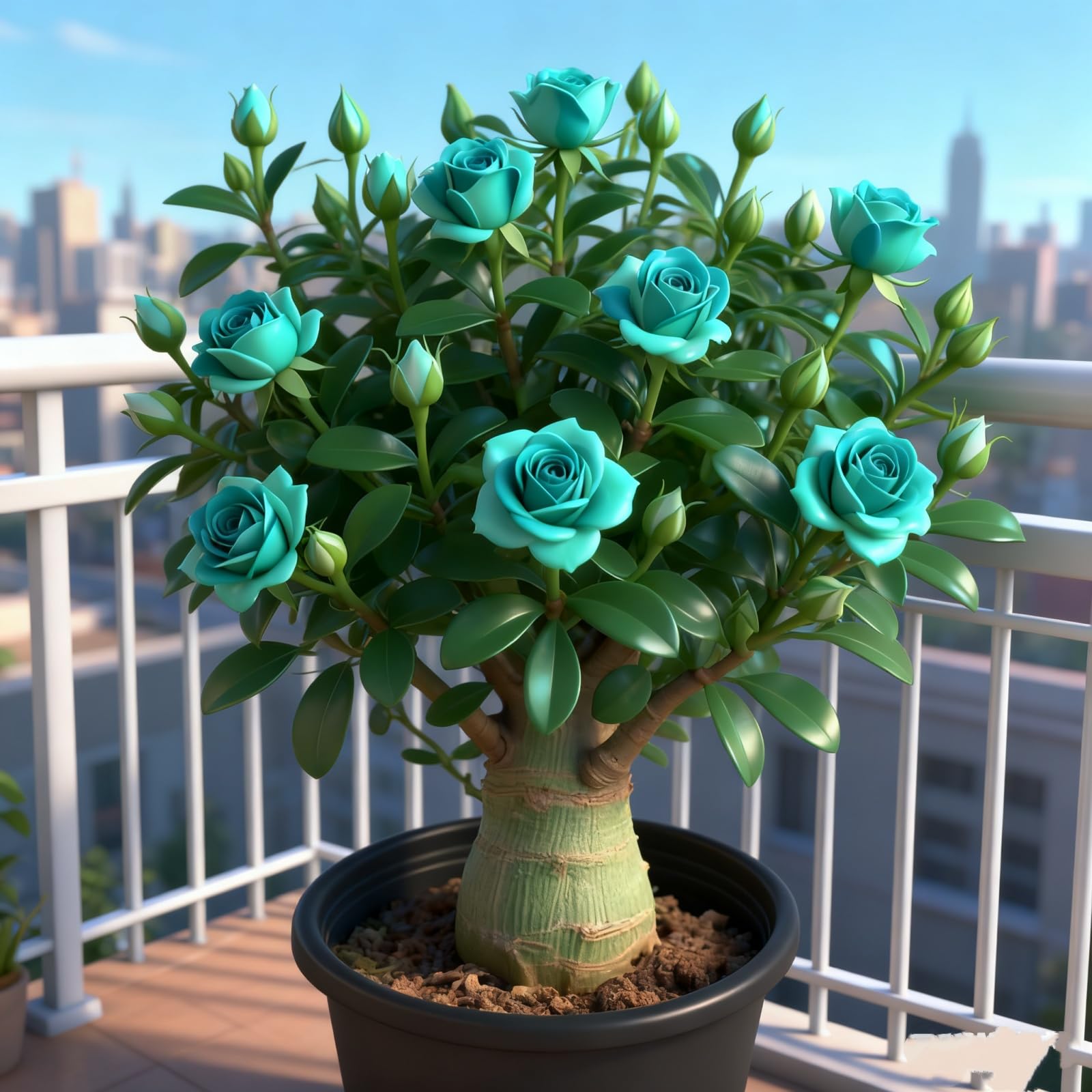 Adenium Plant/Desert Rose for Planting UK-Gorgeous/Ornamental/Potted/Plants/Rhizome/Resistant/Bedding-J-1 Bulbs