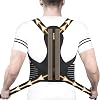 Posture Corrector Men and Women - Back Brace Back Support Belt with Breathable Adjustable Elastic Bands Back Straightener Improve Lumbar Support Belt Lower Back Pain Relief S, Waist 27'-34'
