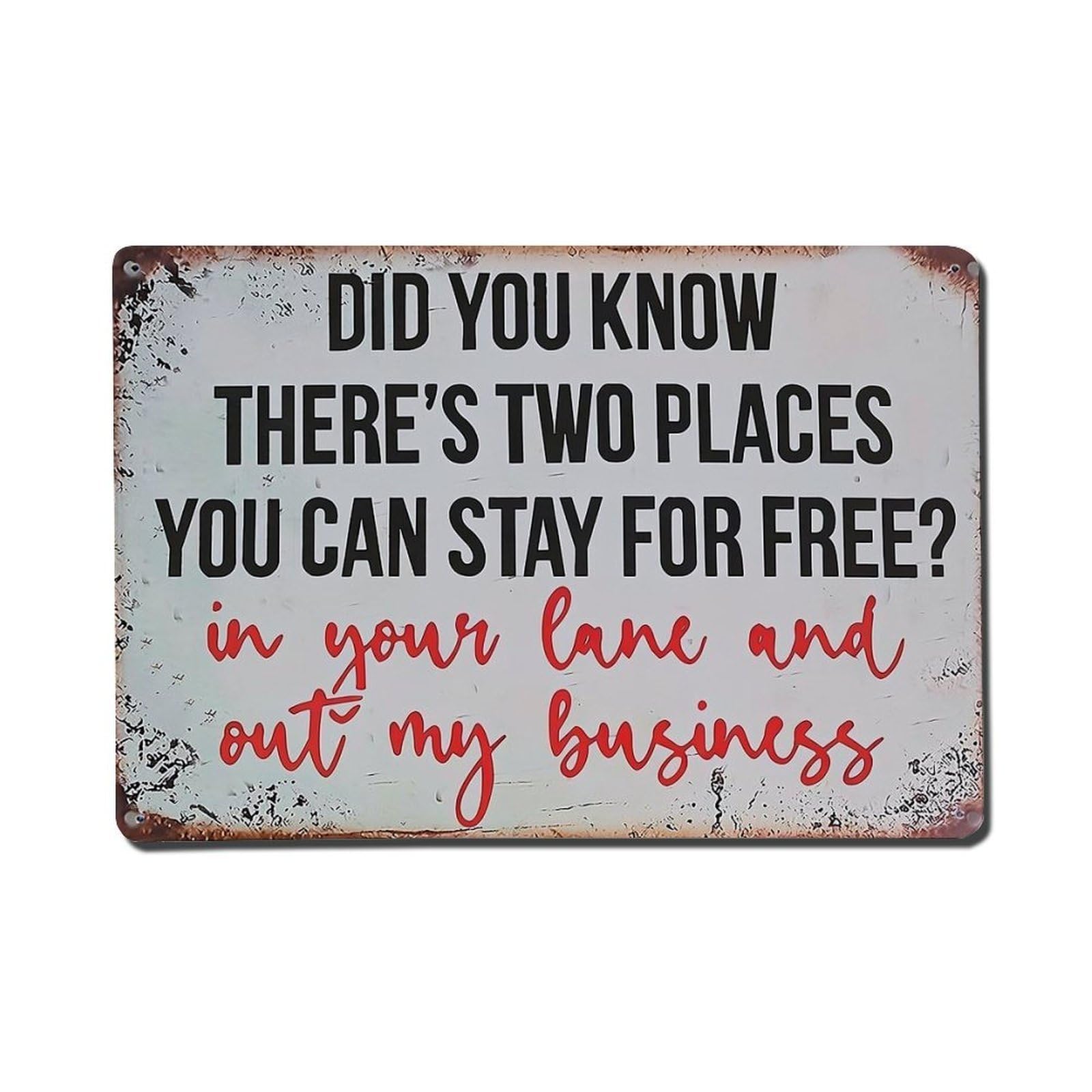 Did You Know There's Metal Tin Sign Plaque