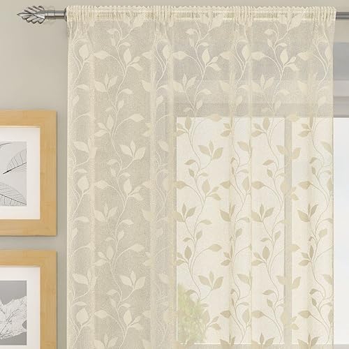 Cream Net Curtain Amazon Co Uk