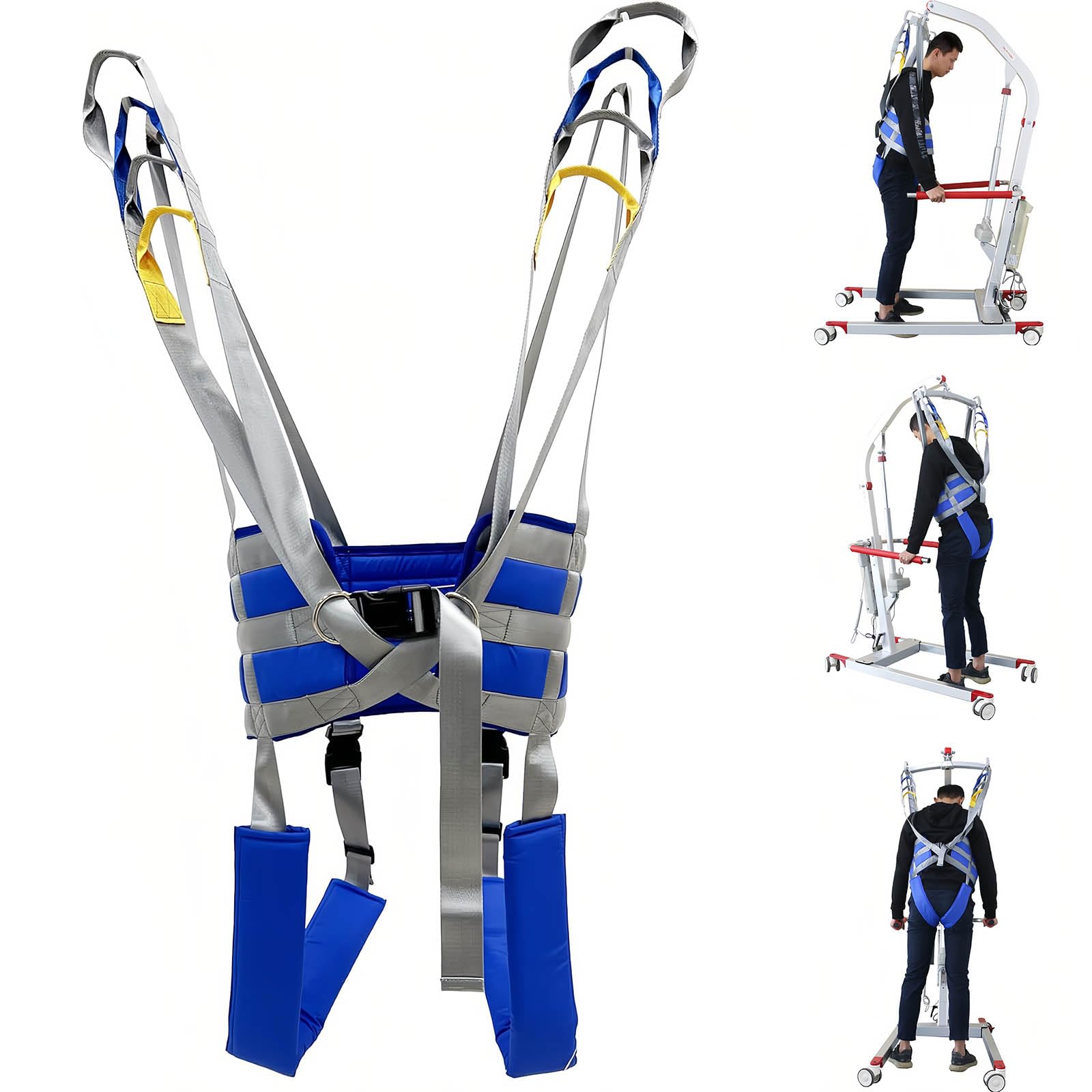 GrúA para Levantar Personas Mayores, ArnéS De Cuerpo Completo para ElevacióN De Pacientes, Hamaca De Transferencia para El BañO, Ayudas para Caminar Y Ponerse De Pie