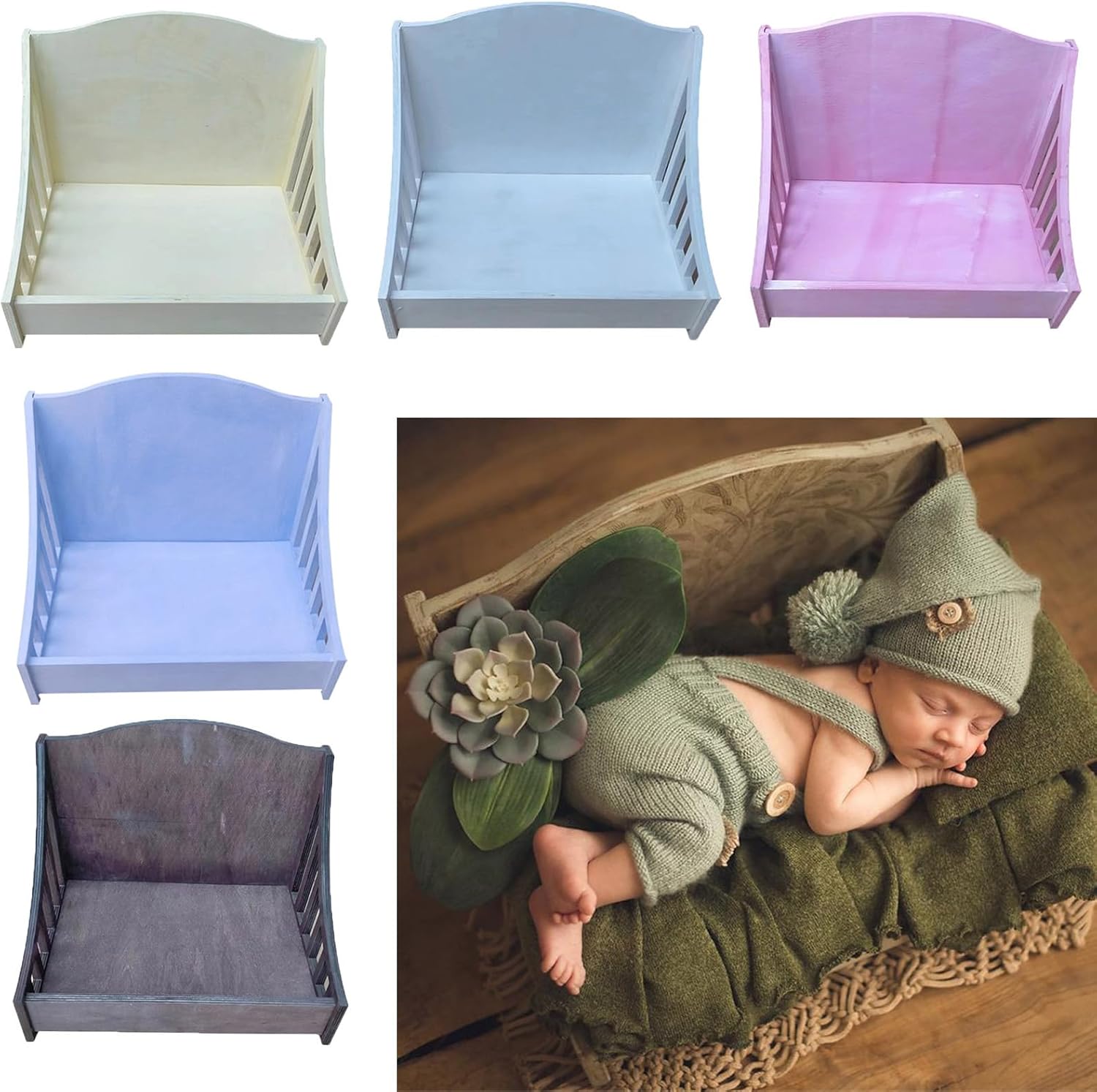 Fiarfiar] 写真用の木ベッド古い小道具を作る写真スタジオシャワーギフト幼児小道具ポーズ家具スタジオ Amazon.co.jp: ベビー写真小道具  木製ベッド 写真撮影用ベッド用 古いベッドの写真撮影小道具 ベビーフォトスタジオ : 家電＆カメラ [xromtbem] 写真用木製ベッド 古い小道具を作る 写真スタジオ シャワー ギフト 新生児ポーズ小道具 家具 写真小道具椅子