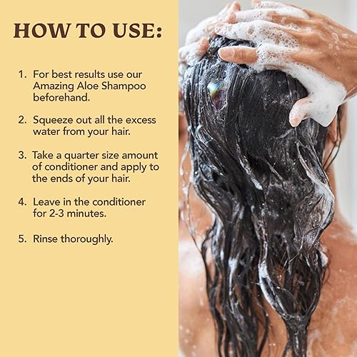 Miniatura 4 de Acondicionador capilar – Gel de aloe vera con miel de manuka Nueva Zelanda | Ideal para todo tipo de cabello y piel | Alivio suave y calmante para