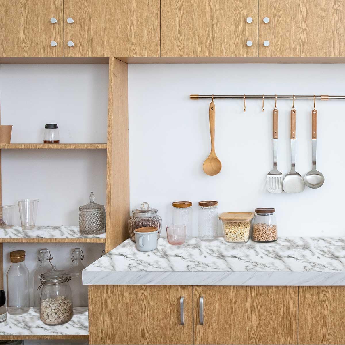 Tappetini Antiscivolo Per Cassetti Cucina - Impermeabili, Lavabili, 30x300 Cm - Foto 8