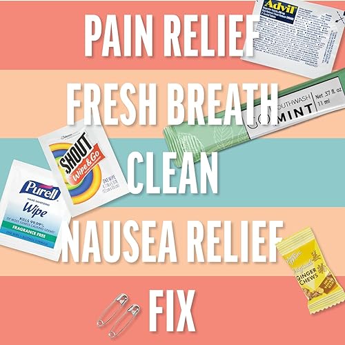 Miniatura 4 de Kit de resaca  10 bolsas de regalo prellenadas  Paquete de 10  Juego de suministros esenciales  Boda, cumpleaños o solterodespedida de soltera