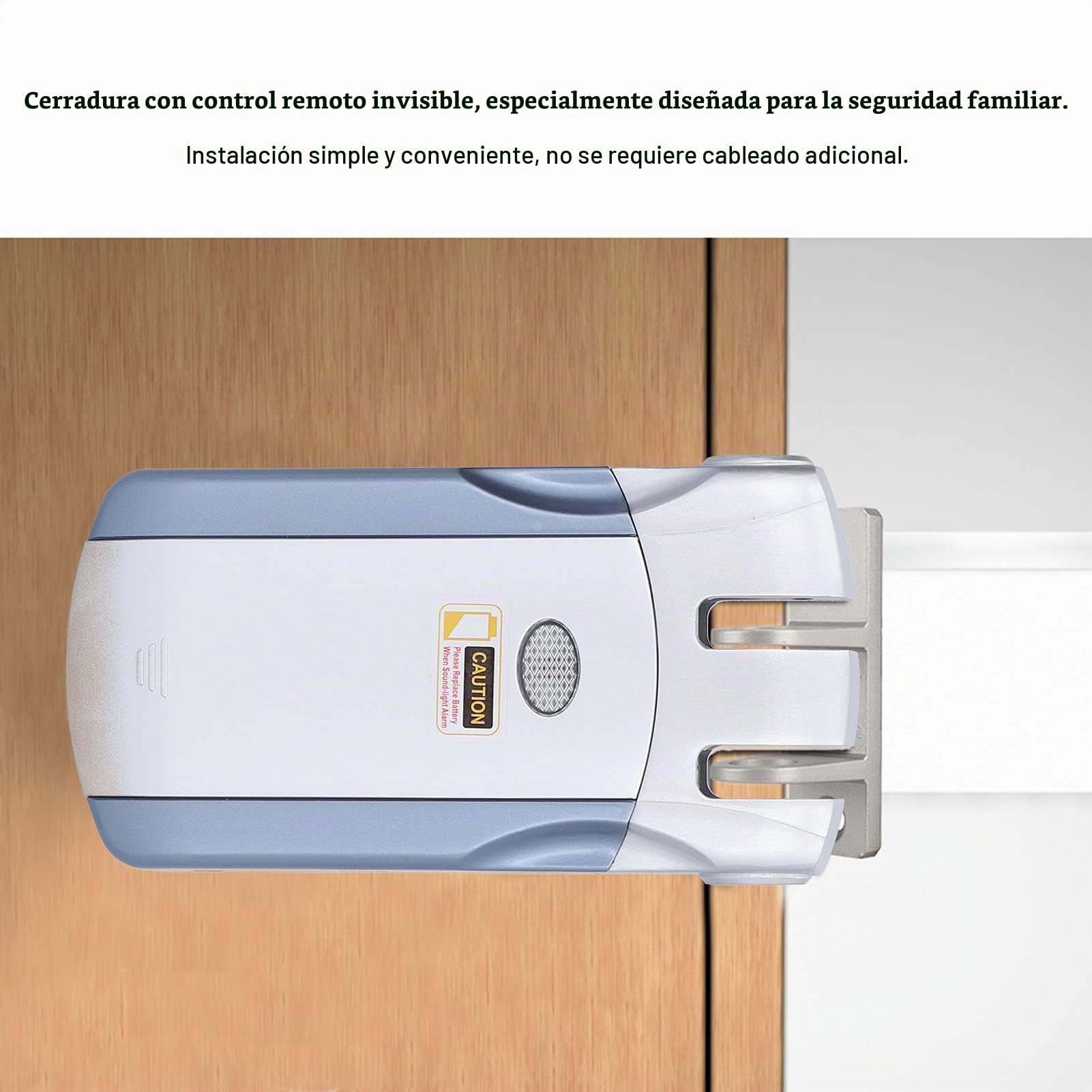 WAFU 019 Cerradura de Puerta Electrónica, Cerradura de Control Remoto Dispositivo de Aleación de Zinc Antirrobo Inteligente Invisible Seguridad en el Hogar para TUYa