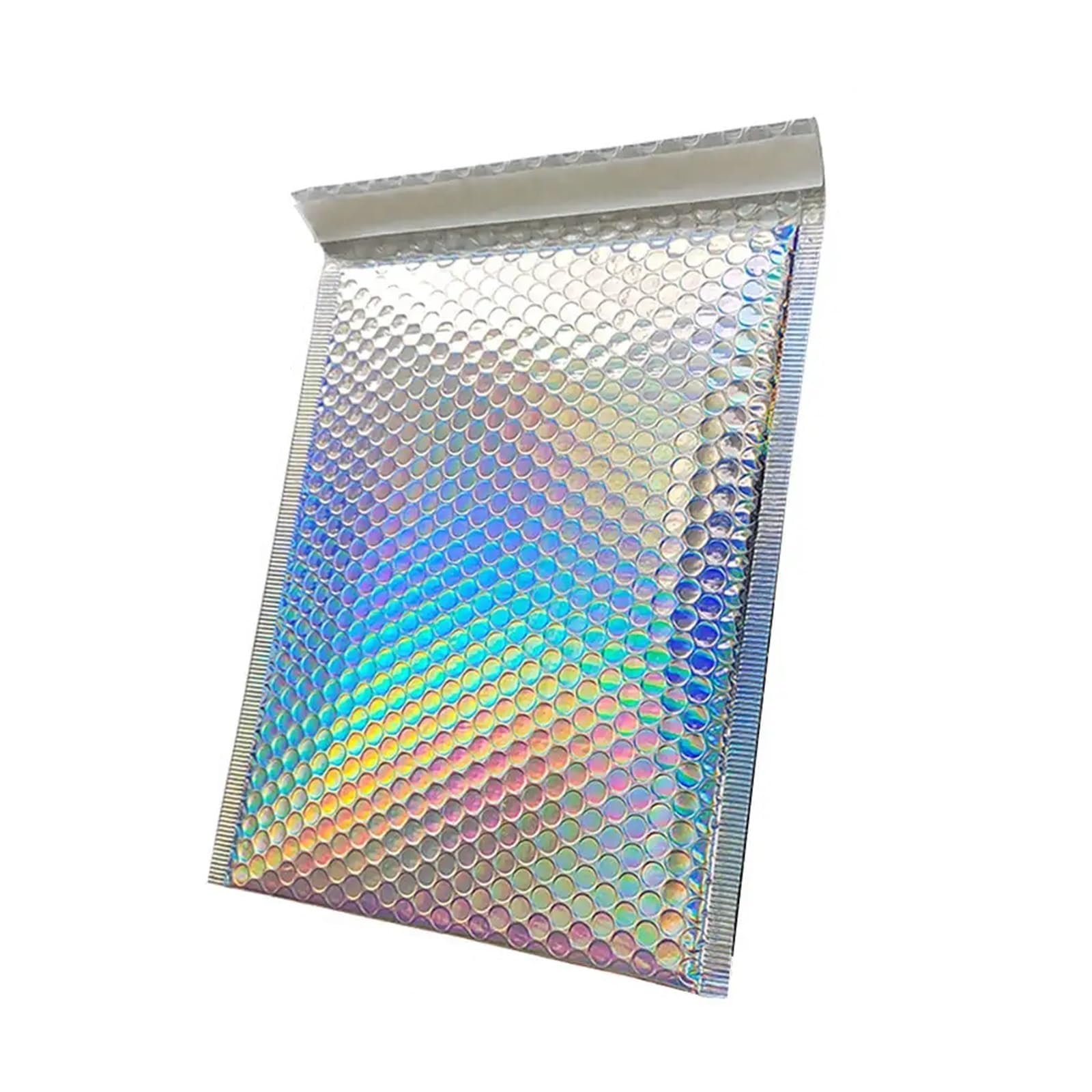 Self Sealing Bubble Cushion 10Pcs/Lot Colorful Bubble Mailers Aluminized Bags Laser Envelope Self Seal Postal Packaging Book Shipping Package(25x30x4cm)
