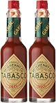 TABASCO Sauce Garlic Pepper Hot Sauce, Cayenne Pepper Garlic Blend, Full of Flavour, Add to Your Favourite Dish, 57ml