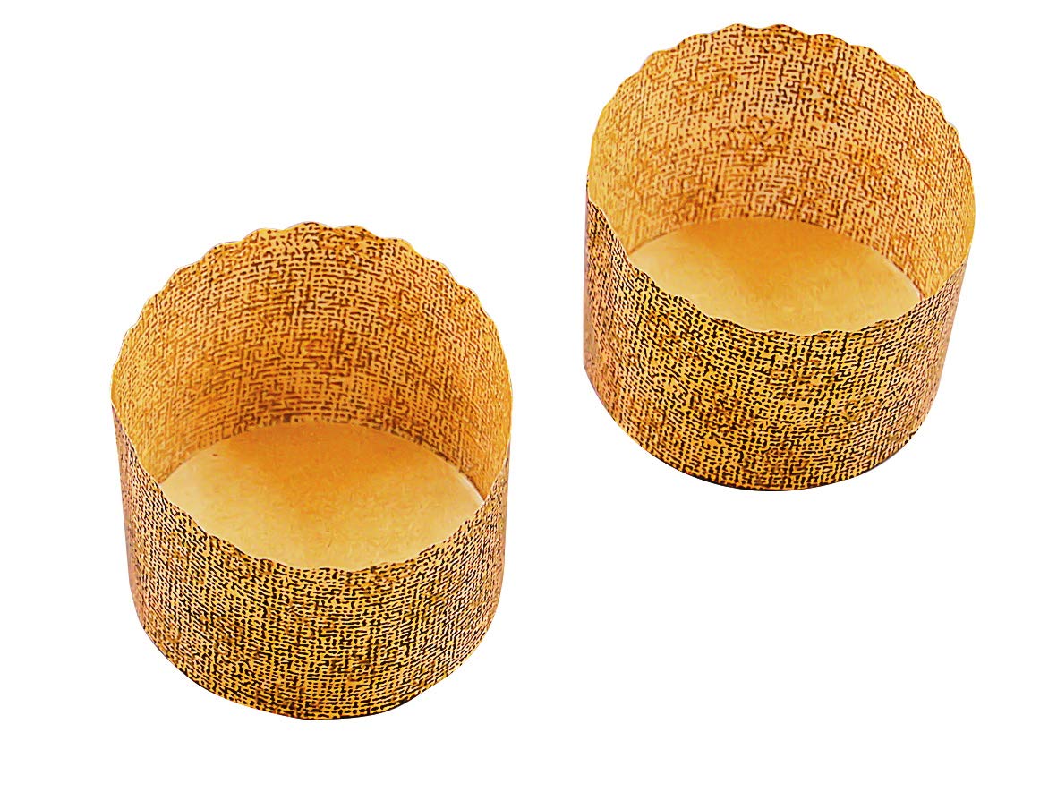 Pro DP 3000 Mini Panettone Einwegbackformen Papierbackformen Ø60mm Boden 45mm hoch