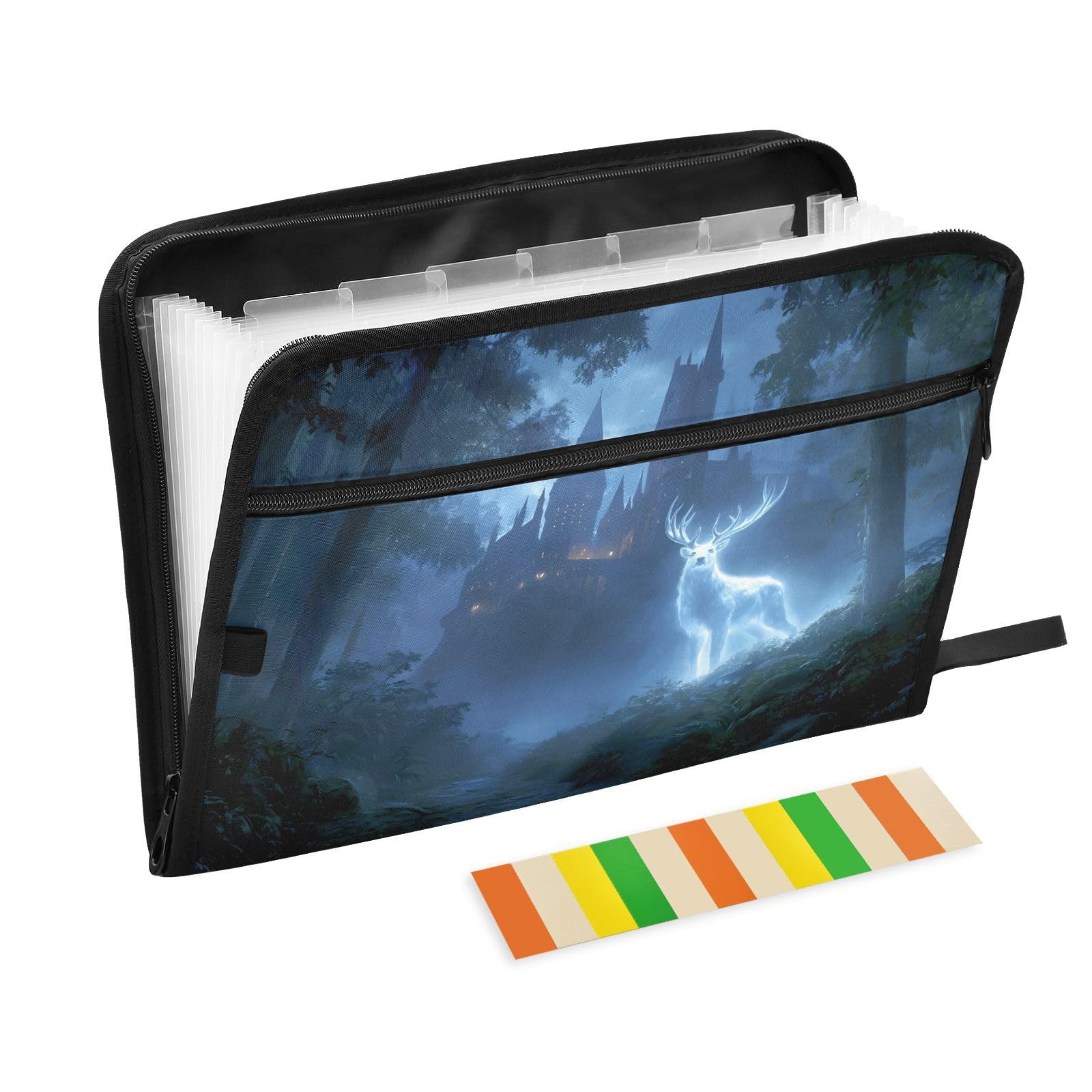 Amazon.com : KYZSXZ Expanding Accordion File Folder Surreal Deer