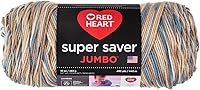 Vista 47 de Red Heart Super Saver - Ovillo de lana jumbo, color blanco suave, 2 unidades (paquete de 1)