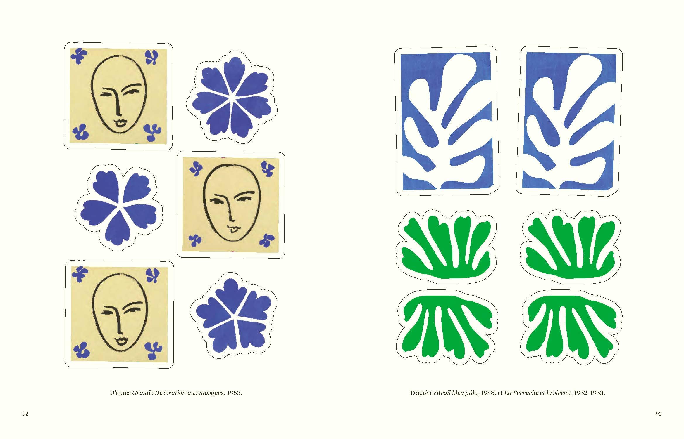 Henri Matisse Sticker Book: 760 stickers inspirés des papiers découpés