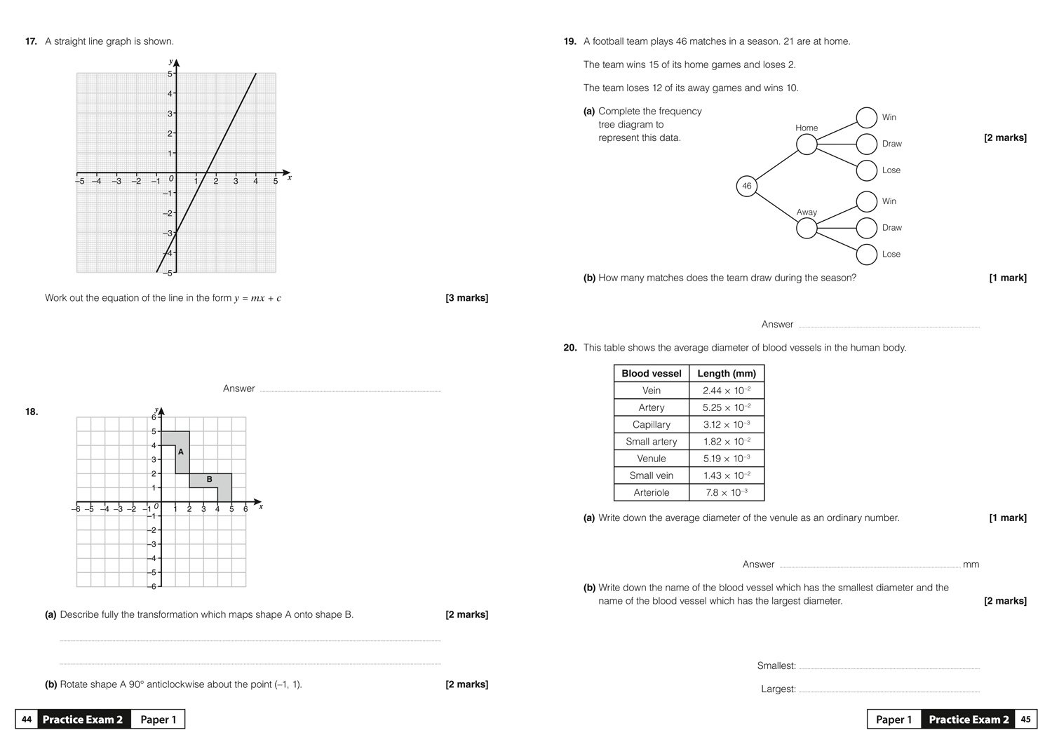 Grade 9-1 GCSE Maths Foundation AQA Practice Test Papers: GCSE Grade 9-1 (Letts GCSE 9-1 Revision Success)