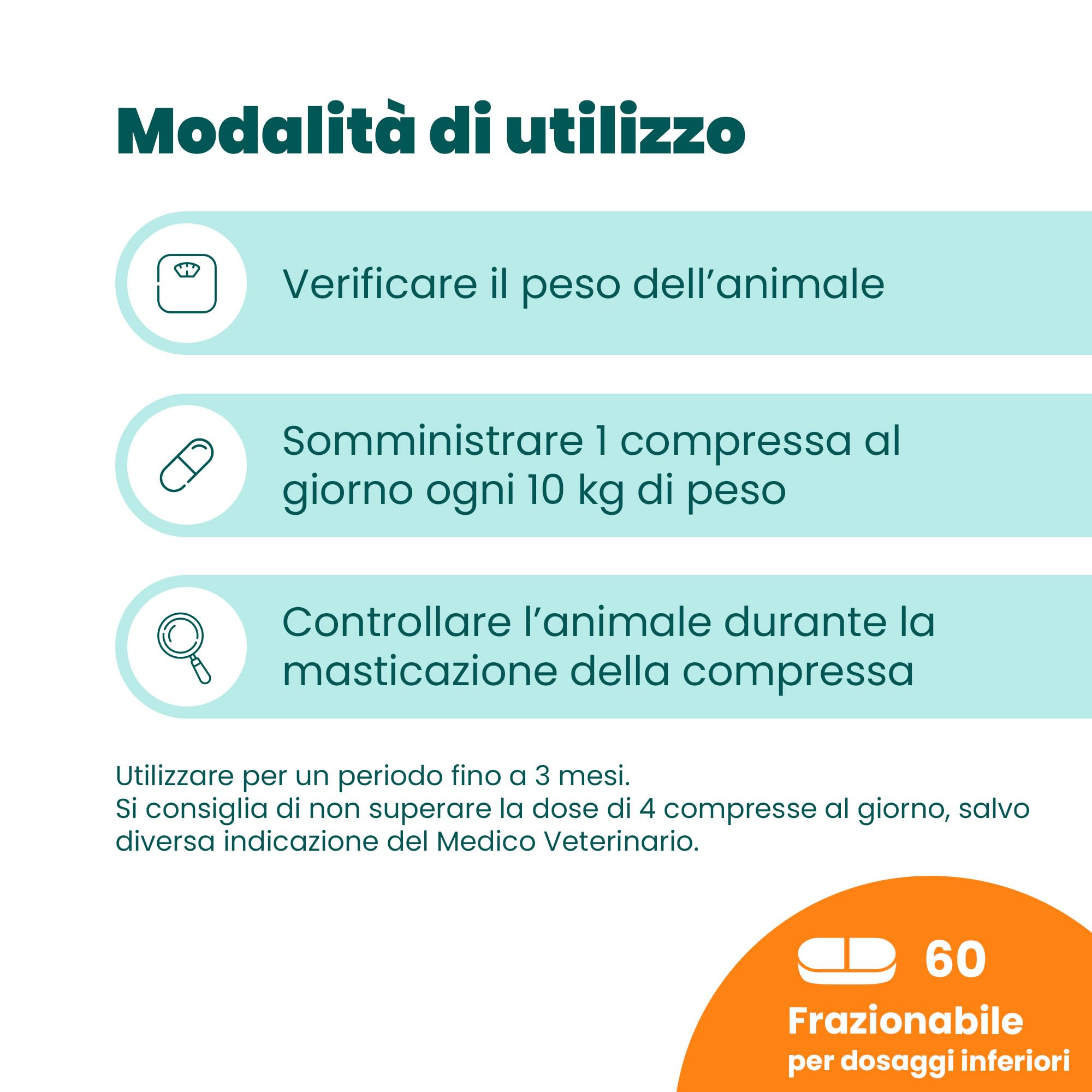 CAMON | Artosalus Compresse, Alimento Complementare per Cani e Gatti per il Supporto delle Articolazioni, 60 cpr
