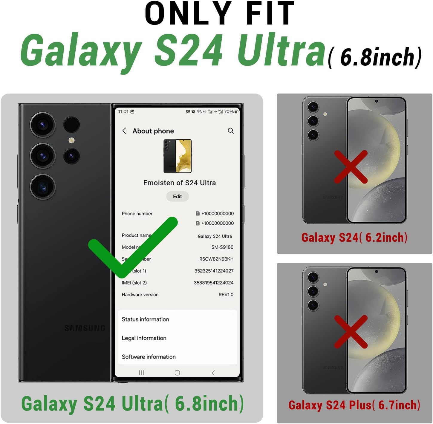 SUANPOT for Samsung Galaxy S24 Ultra Wallet case 【RFID Blocking】 Credit Card Holder,PU Leather Flip Folio Book Phone case Cover Women Men for Samsung S24 Ultra case Wallet(Light Brown) - Image 2