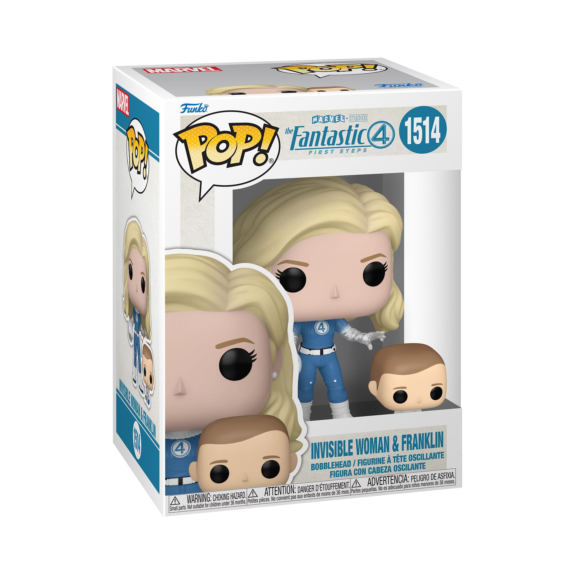 Funko pop ファンタスティック4 インビシブルウーマン　フランクリン Amazon.com: Funko Pop! & Buddy: The Fantastic Four: First