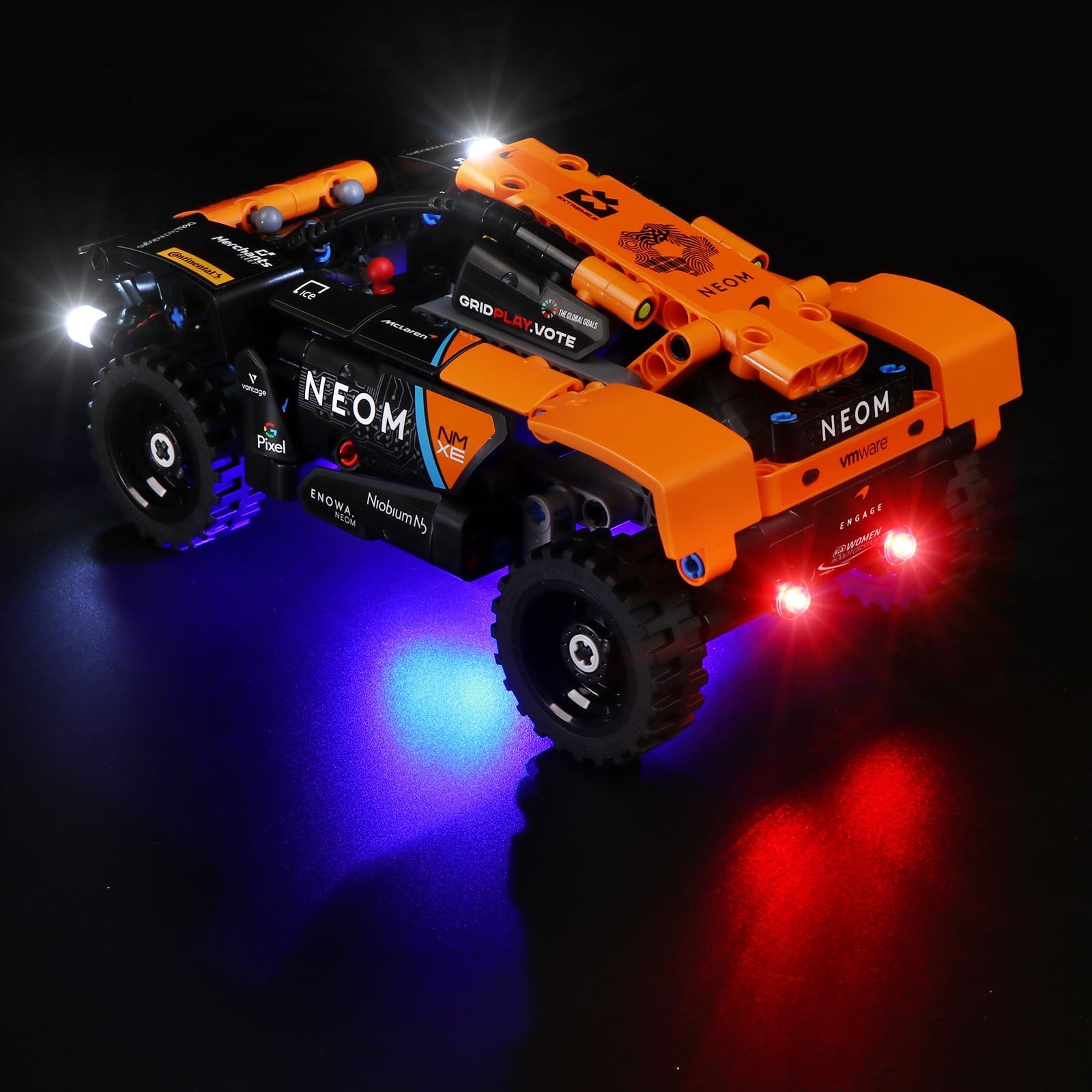 らいゆ様 Rorliny Kit de luz LED para carro de corrida Lego-42166 NEOM