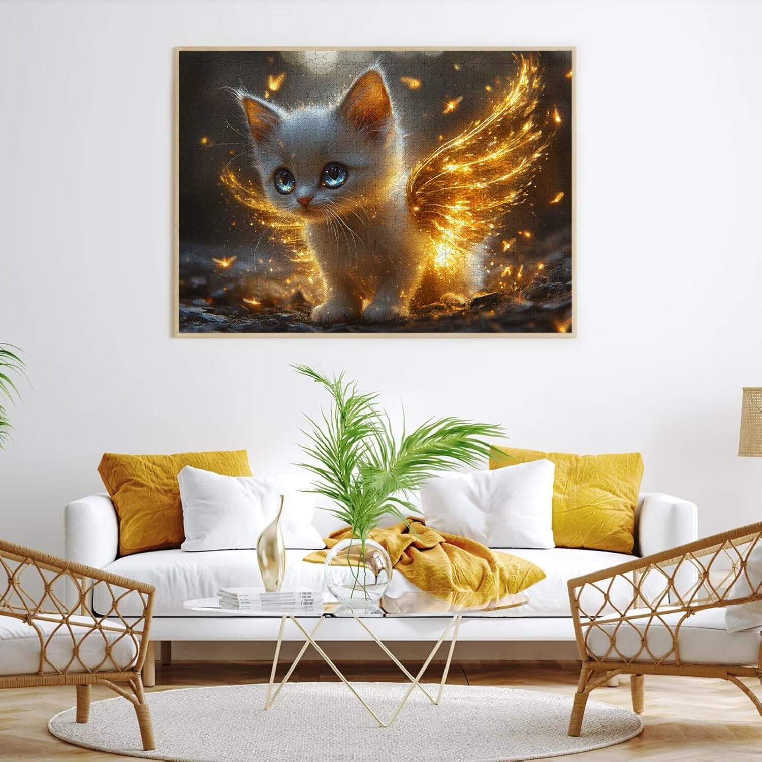 Puzzle 1314 Pieces Dessin animé Puzzle Adulte 75x50cm, Chats, n-344