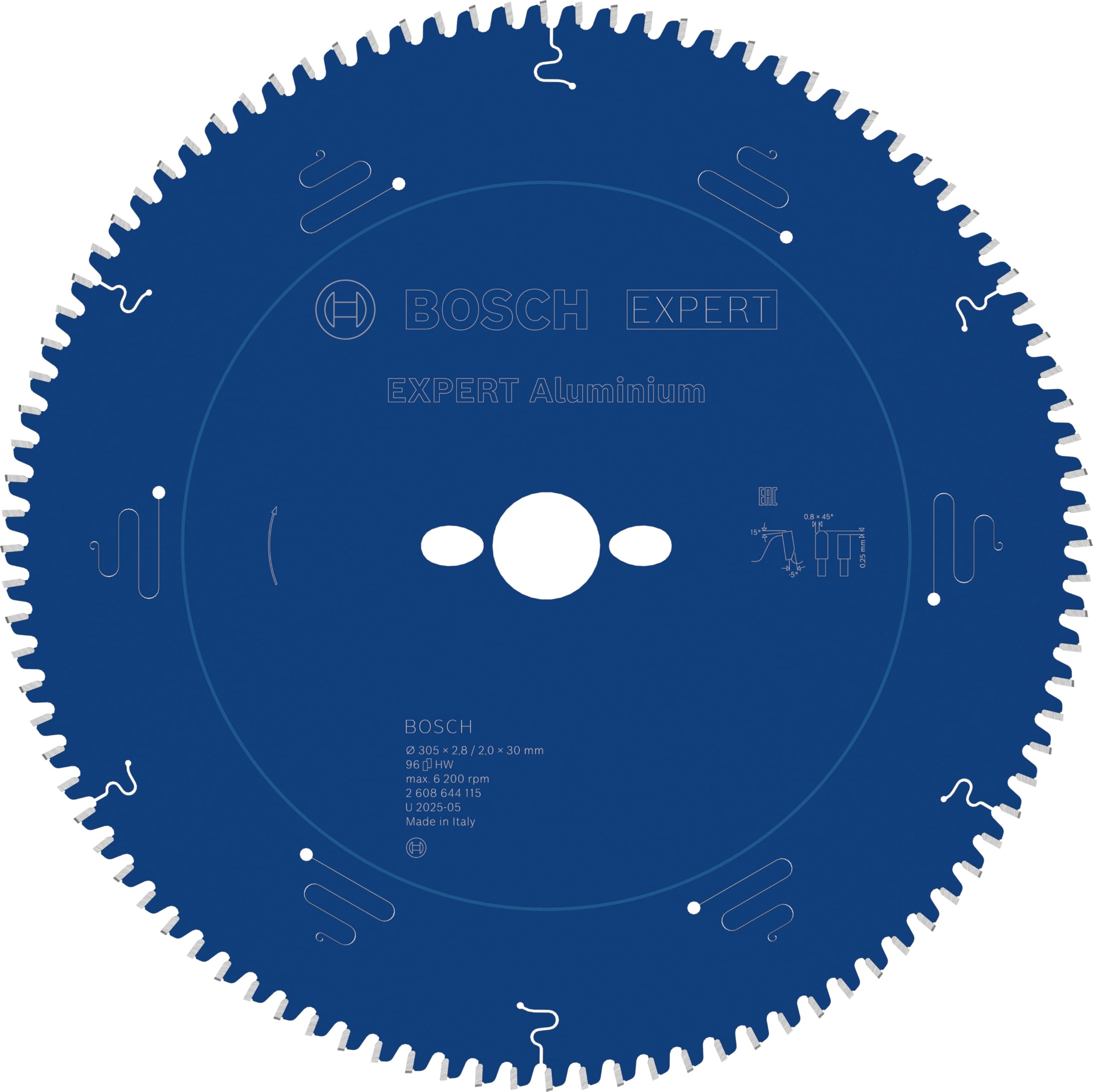 Bosch Circular saw blade Expert Aluminium 305x30x2,8 mm, 96 2608644115