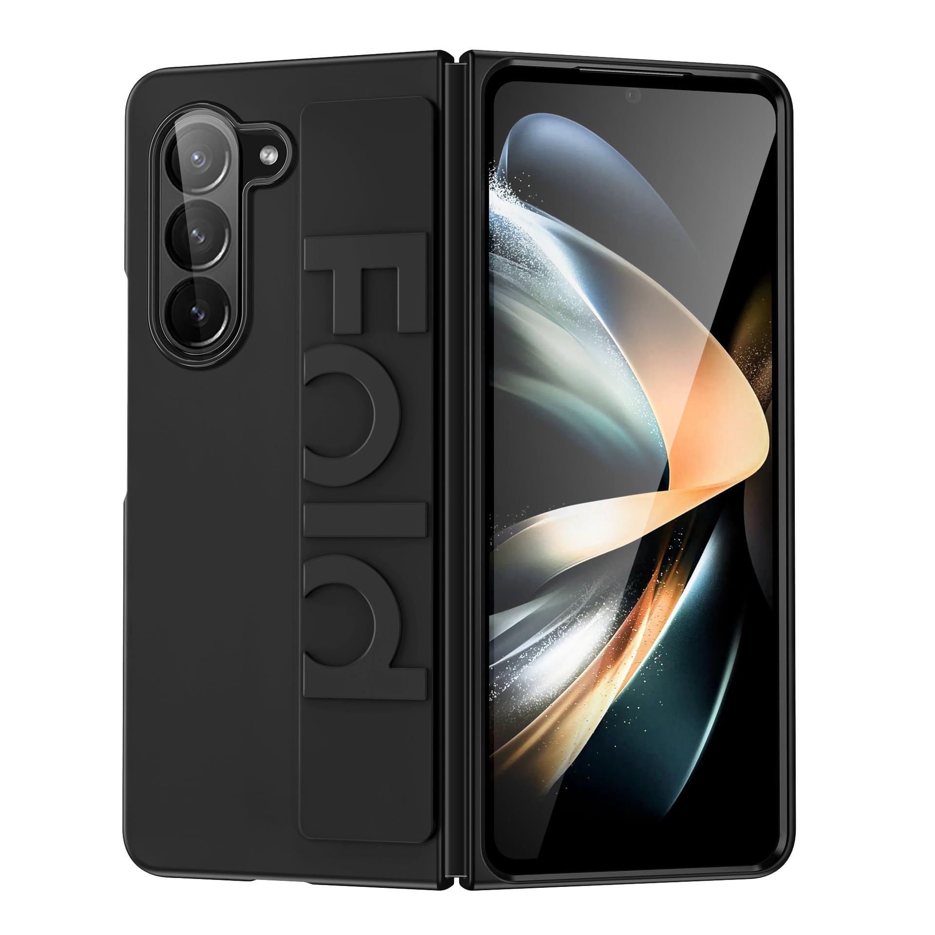 Case Compatible with Samsung Galaxy Z Fold 7 Case with Hand Strap, Full Protective Slim Shockproof Silicone Cover for Galaxy Z Fold 7 Case with Strap (Samsung Galaxy Z Fold 7,Black) Samsung Galaxy Z Fold 7, Black