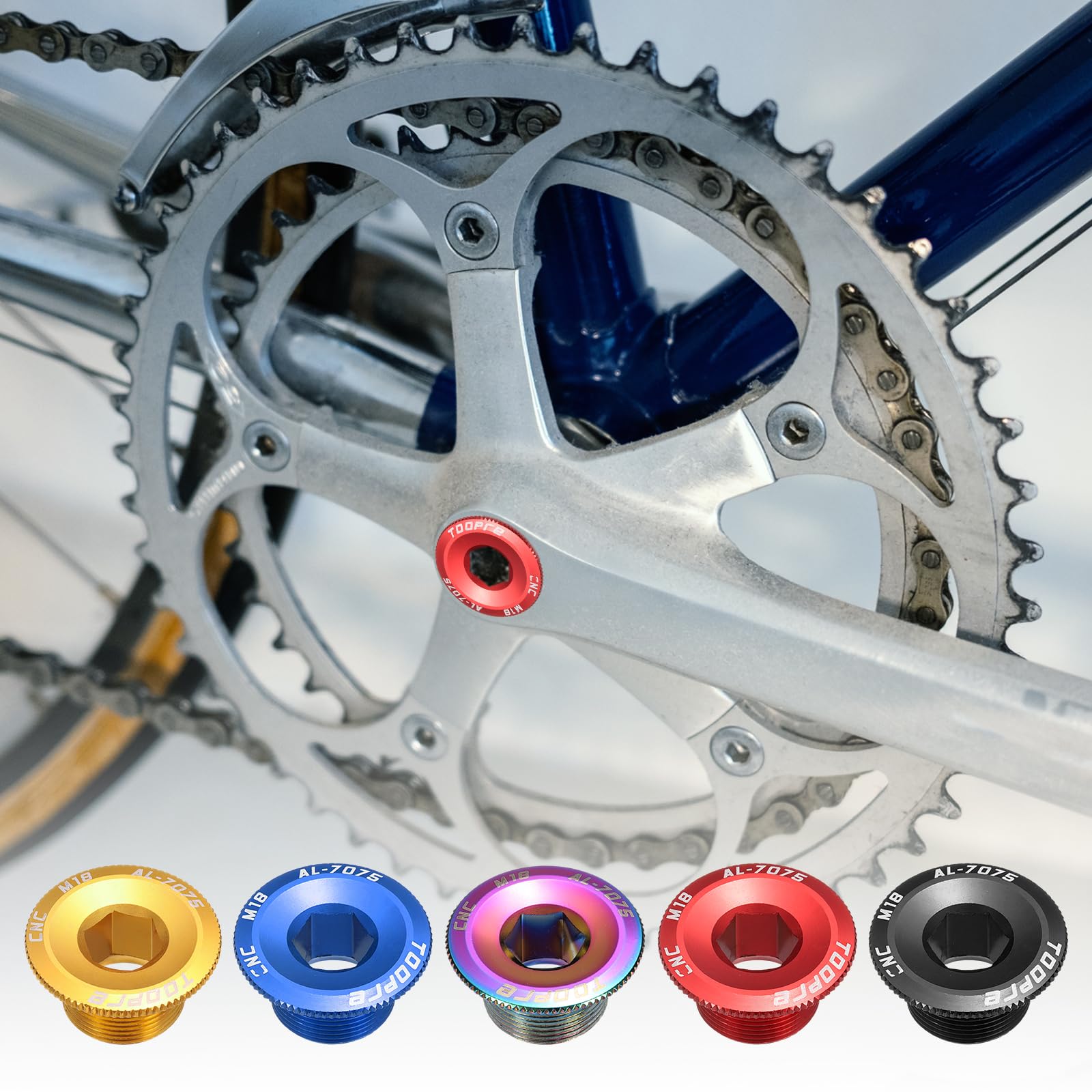 Amazon | uxcell 2個 セット 自転車 クランク カバー ネジ M20