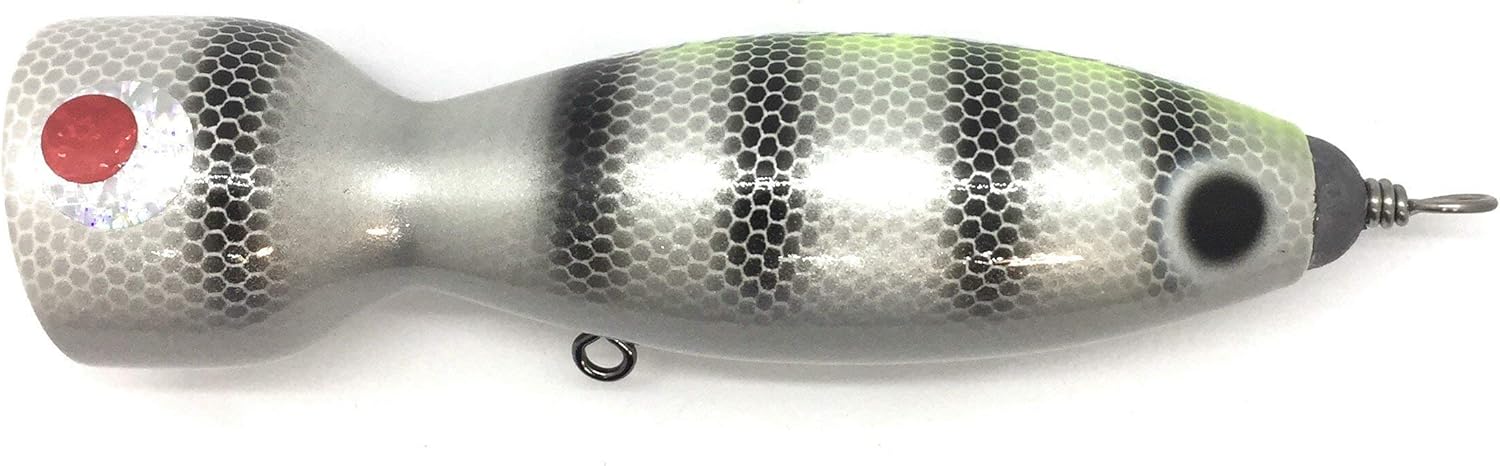 Cubera Wood Popper Handmade Saltwater Big Game Fishing Lure