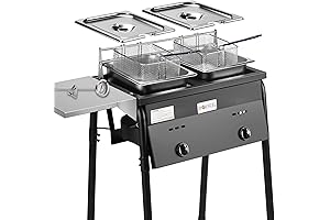 Double-Tank Deep Fryer: Perfect for Exquisite Outdoor Feasts