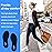 Memory Foam Insoles for Women, Replacement Shoe Inserts for Work Boot, Running Shoes, Hiking Shoes, Sneaker, Cushion Shoe Insoles Shock Absorbing for Foot Pain Relief, Comfort Inner Soles Navy US 10