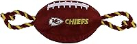 Vista 14 de Juguetes de fútbol NFL para perros de Washington Commanders de Pets First, materiales de nylon de alta calidad resistentes, cuerdas fuertes